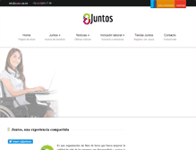 Tablet Screenshot of juntos.org.mx